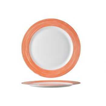 Arcoroc Brush Flat Plate Orange 23,5cm
